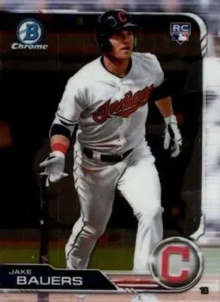 2019 Bowman Chrome #3 - Jake Bauers - Cleveland Indians