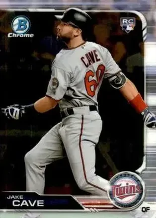 2019 Bowman Chrome #5 - Jake Cave - Minnesota Twins