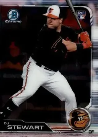 2019 Bowman Chrome #9 - DJ Stewart - Baltimore Orioles