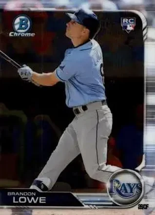 2019 Bowman Chrome #10 - Brandon Lowe - Tampa Bay Rays