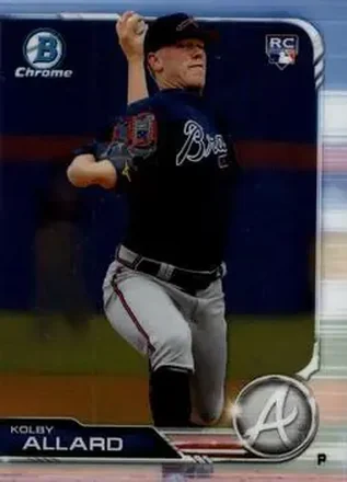 2019 Bowman Chrome #11 - Kolby Allard - Atlanta Braves