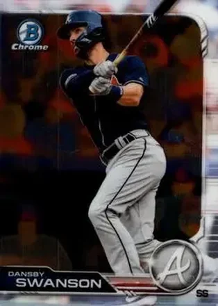 2019 Bowman Chrome #14 - Dansby Swanson - Atlanta Braves