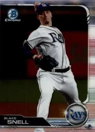 2019 Bowman Chrome #15 - Blake Snell - Tampa Bay Rays