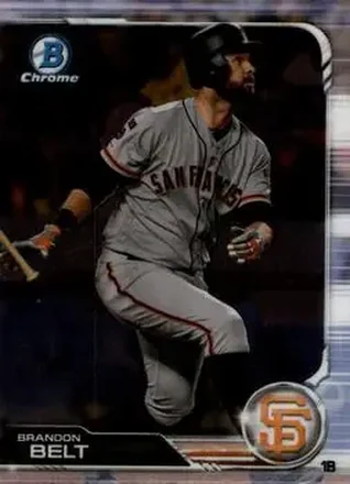 2019 Bowman Chrome #17 - Brandon Belt - San Francisco Giants