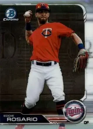 2019 Bowman Chrome #18 - Eddie Rosario - Minnesota Twins