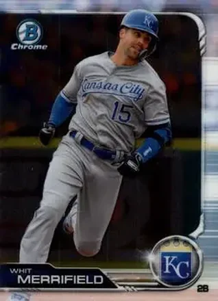 2019 Bowman Chrome #22 - Whit Merrifield - Kansas City Royals