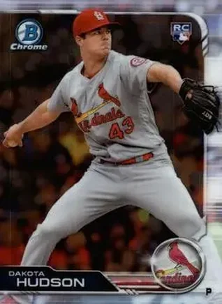 2019 Bowman Chrome #24 - Dakota Hudson - St. Louis Cardinals