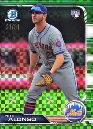 2019 Bowman Chrome X #48 - Pete Alonso - New York Mets