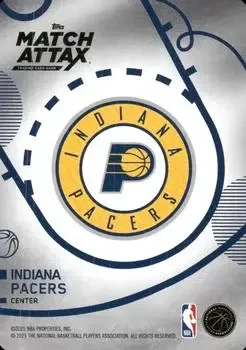 Back of Myles Turner