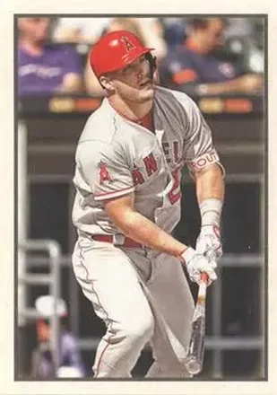 2019 Bowman Heritage #53VR-1 - Mike Trout - Los Angeles Angels