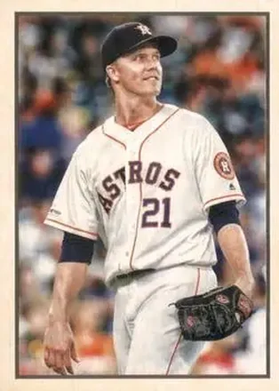 2019 Bowman Heritage #53VR-9 - Zack Greinke - Houston Astros