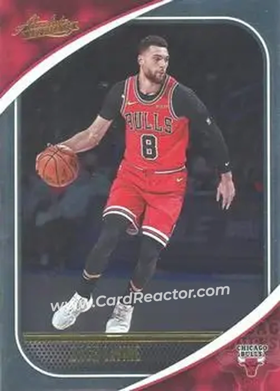 2020-21 Panini Absolute Memorabilia #16 - Zach LaVine - Chicago Bulls - Front