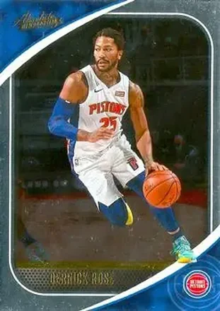 2020-21 Panini Absolute Memorabilia #30 - Derrick Rose - Detroit Pistons