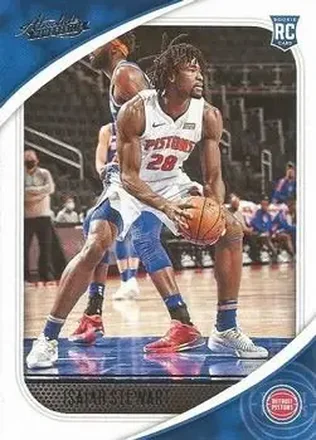2020-21 Panini Absolute Memorabilia #31 - Isaiah Stewart - Detroit Pistons