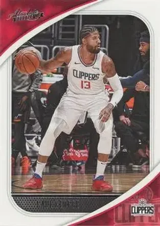 2020-21 Panini Absolute Memorabilia #43 - Paul George - Los Angeles Clippers