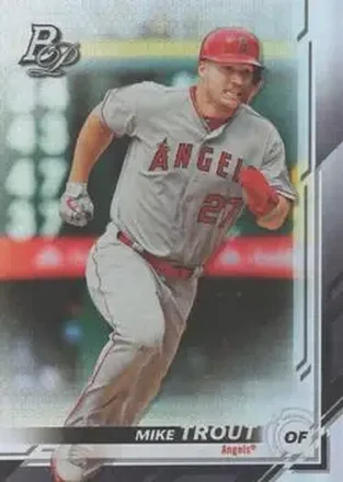 2019 Bowman Platinum #1 - Mike Trout - Los Angeles Angels