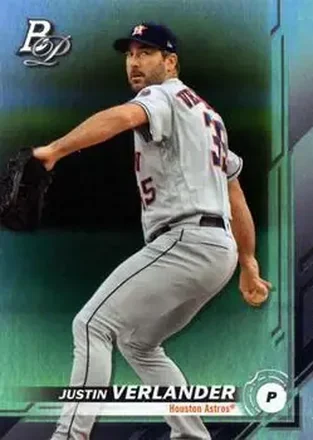2019 Bowman Platinum #10 - Justin Verlander - Houston Astros