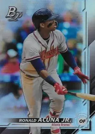 2019 Bowman Platinum #18 - Ronald Acuña Jr. - Atlanta Braves