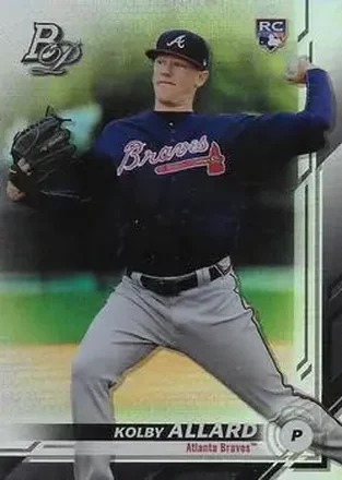 2019 Bowman Platinum #20 - Kolby Allard - Atlanta Braves