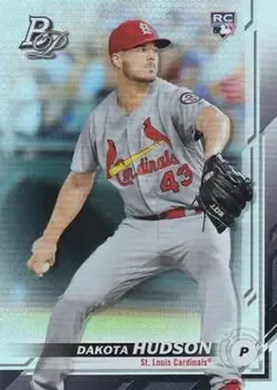 2019 Bowman Platinum #27 - Dakota Hudson - St. Louis Cardinals