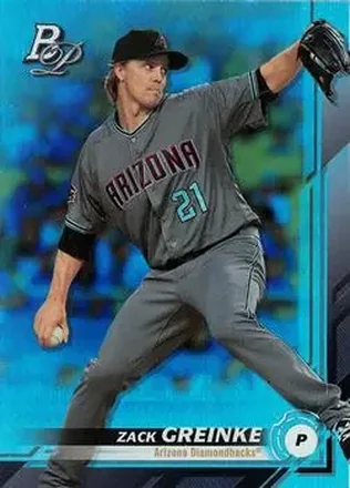 2019 Bowman Platinum #32 - Zack Greinke - Arizona Diamondbacks