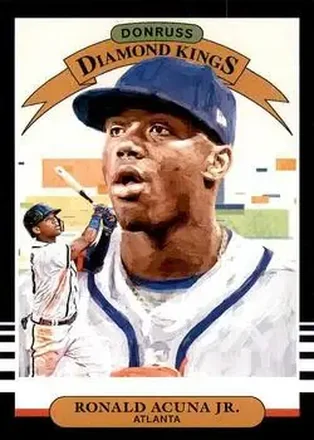 2019 Donruss #16 - Ronald Acuña Jr. - Atlanta Braves