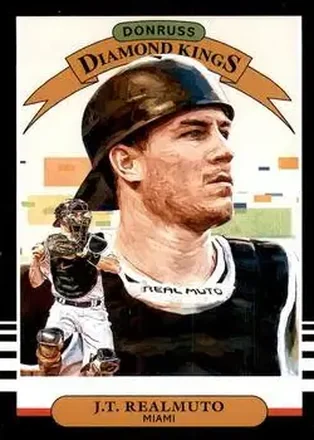 2019 Donruss #20 - J.T. Realmuto - Miami Marlins