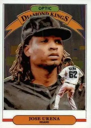 2019 Donruss Optic #20 - Jose Urena - Miami Marlins