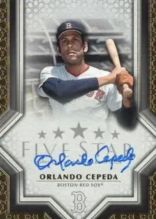 2023 Topps Five Star #FSA-OCE - Orlando Cepeda - Boston Red Sox
