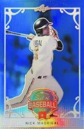 2019 Leaf Best of Baseball - Blue Metal #BB-09 - Nick Madrigal