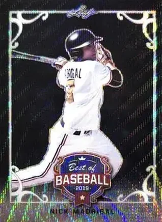 2019 Leaf Best of Baseball - Black Wave #BB-09 - Nick Madrigal