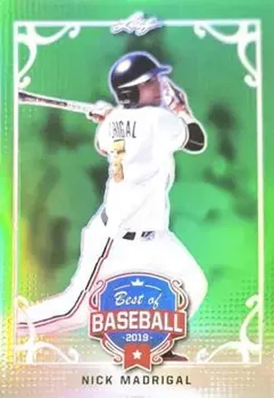 2019 Leaf Best of Baseball - Green Metal #BB-09 - Nick Madrigal