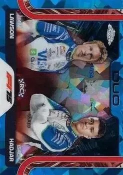 2025 Topps Chrome Sapphire Edition Formula 1 feature card