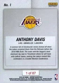 Back of Anthony Davis
