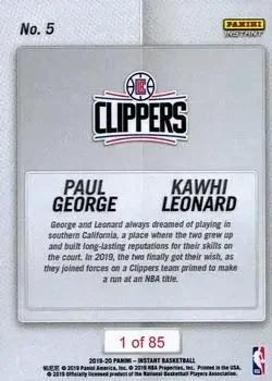 Back of Paul George