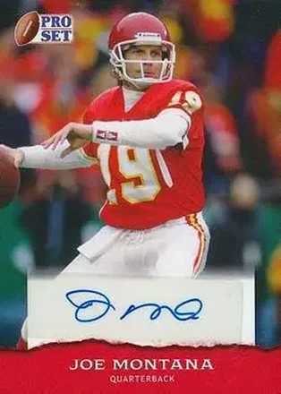 2022 Pro Set Sports #PSA-JM3 - Joe Montana - Kansas City Chiefs