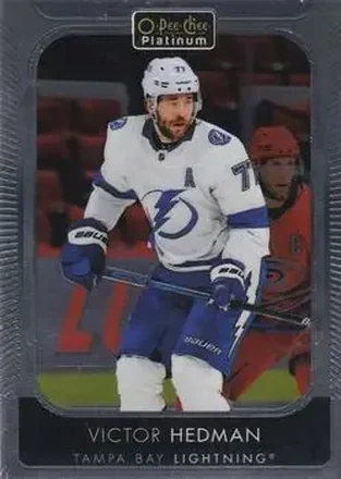 2021-22 O-Pee-Chee Platinum #29 - Victor Hedman - Tampa Bay Lightning