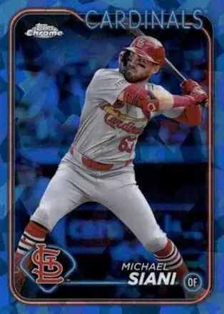 2024 Topps Chrome Update Sapphire Edition #USCS113 - Michael Siani - St. Louis Cardinals