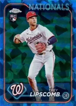 2024 Topps Chrome Update Sapphire Edition #USCS143 - Trey Lipscomb - Washington Nationals