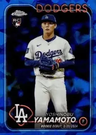 2024 Topps Chrome Update Sapphire Edition #USCS149 - Yoshinobu Yamamoto - Los Angeles Dodgers