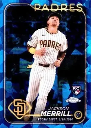 2024 Topps Chrome Update Sapphire Edition #USCS169 - Jackson Merrill - San Diego Padres