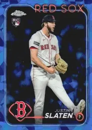 2024 Topps Chrome Update Sapphire Edition #USCS178 - Justin Slaten - Boston Red Sox