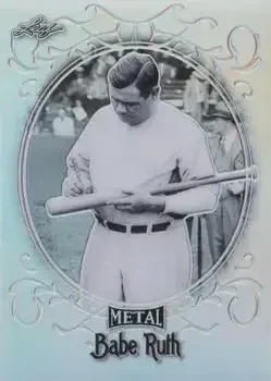 2019 Leaf Metal Babe Ruth Collection feature card