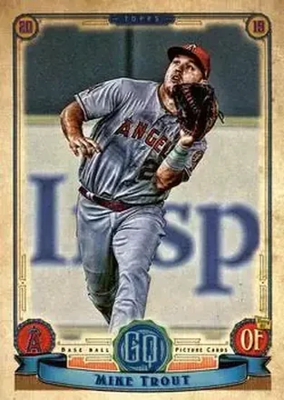 2019 Topps Gypsy Queen #1 - Mike Trout - Los Angeles Angels