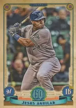 2019 Topps Gypsy Queen #2 - Jesus Aguilar - Milwaukee Brewers