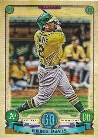 2019 Topps Gypsy Queen #3 - Khris Davis - Oakland Athletics