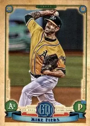 2019 Topps Gypsy Queen #19 - Mike Fiers - Oakland Athletics