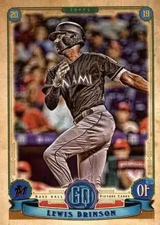 2019 Topps Gypsy Queen #34 - Lewis Brinson - Miami Marlins