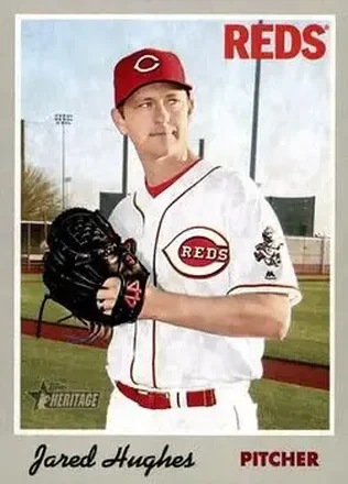 2019 Topps Heritage #3 - Jared Hughes - Cincinnati Reds