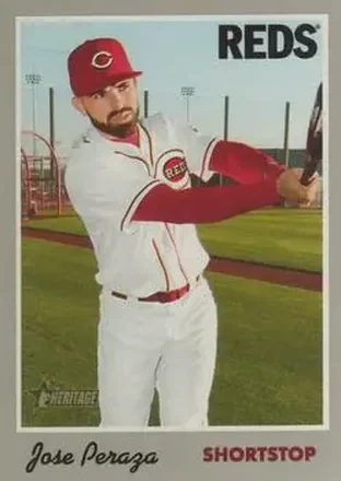 2019 Topps Heritage #22 - Jose Peraza - Cincinnati Reds